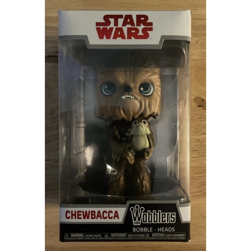Funko Wobblers Star Wars Chewbacca With Porg-The Last Jedi- New in box